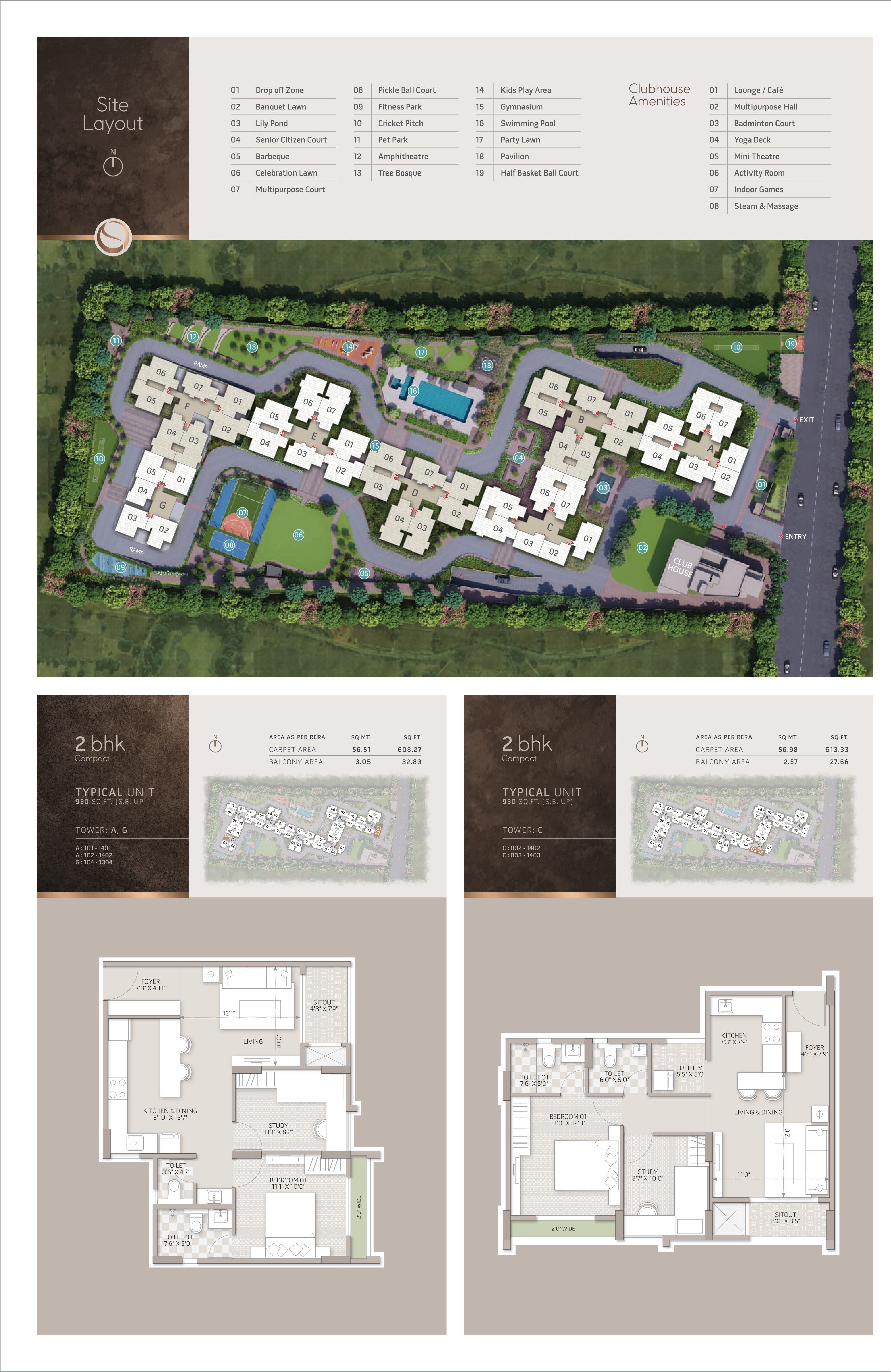 6.75-Acre Master Site Layout & 27+ Amenities